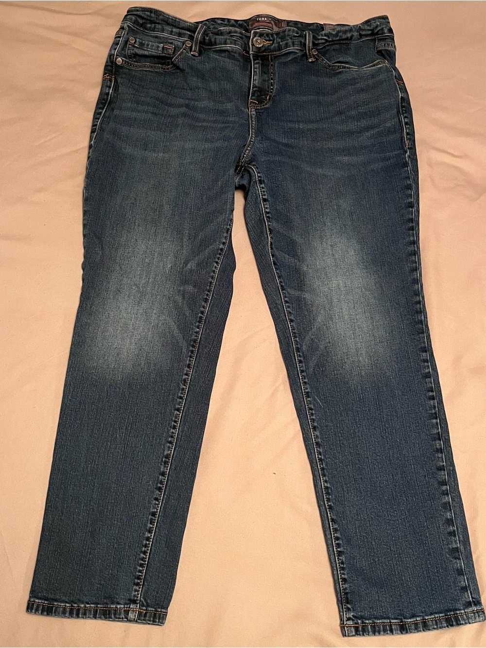 Torrid Woman’s Boyfriend High-Rise Straight Leg Jeans Size 16s